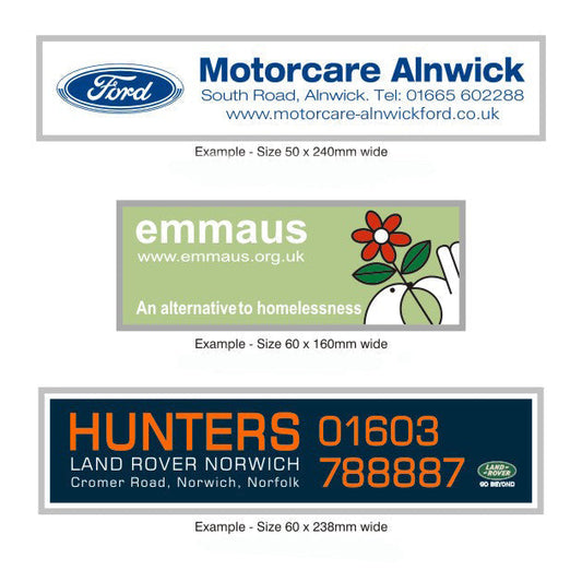 Trade Rear Window Stickers Guide & Pricing