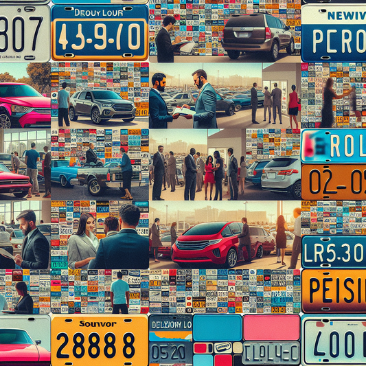 The Power of Number Plate Stickers: Boosting Brand Visibility for Dealerships