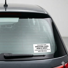 Custom Car Window Stickers