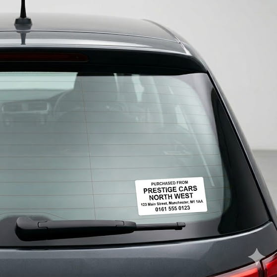 Custom Car Window Stickers