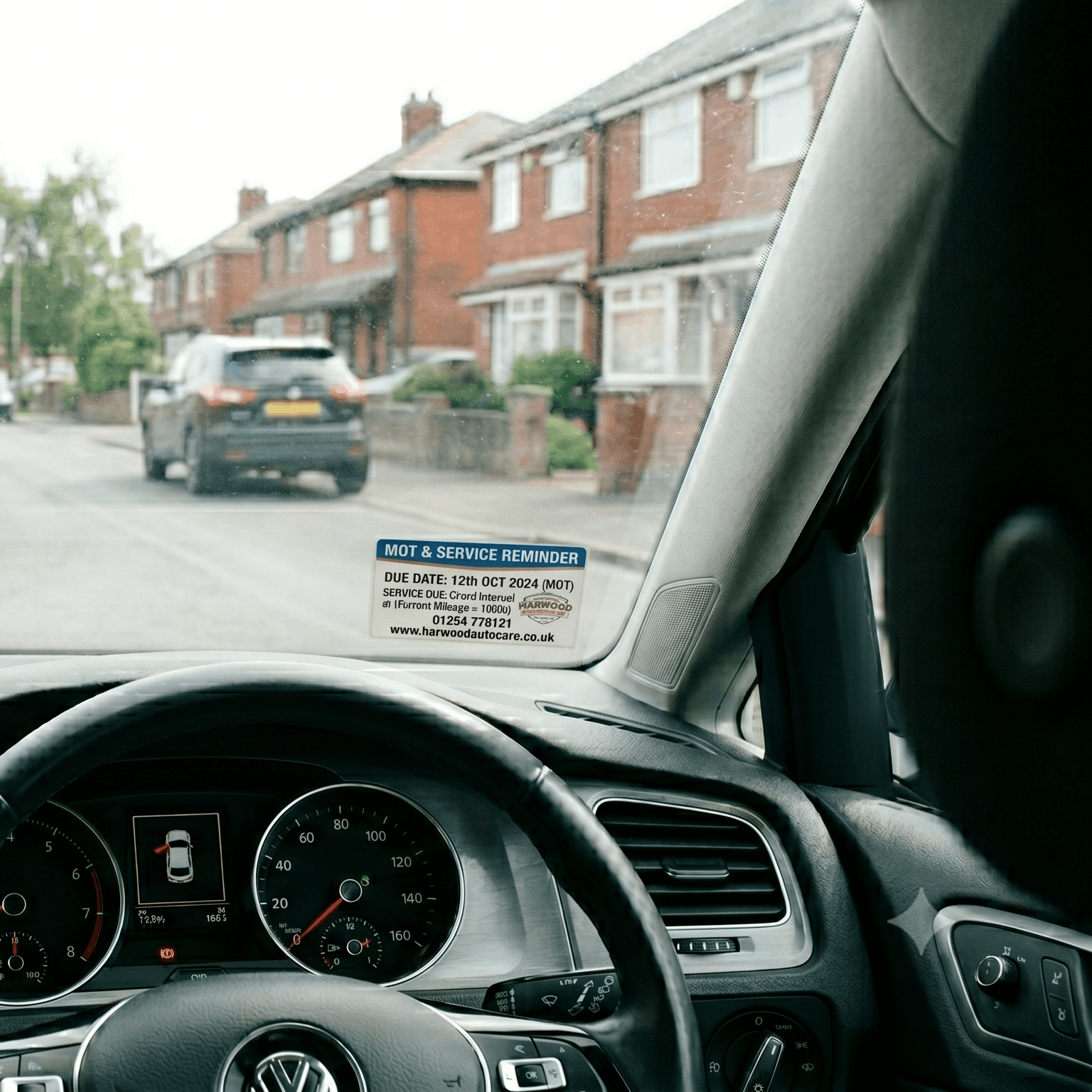 Service & MOT Reminder Stickers